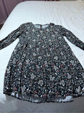 Old Navy | Dresses | Old Navy Long Sleeve Navy Pink Floral Maxi Dress |  Poshmark